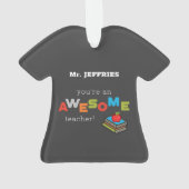 一般先生感謝素晴らし日 オーナメント (裏面)