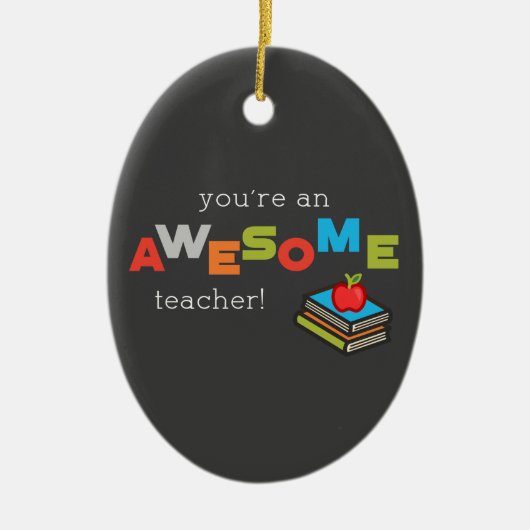 一般先生感謝素晴らし日 セラミックオーナメント (正面)