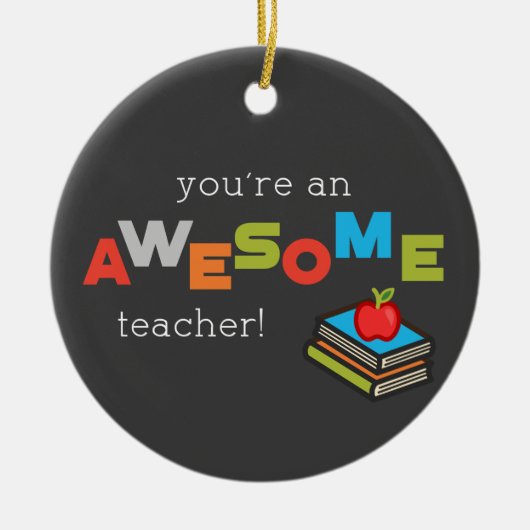 一般先生感謝素晴らし日 セラミックオーナメント (正面)