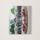 一般公開日の歴史的なSaratoga 150 ジグソーパズル (縦)