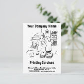 一般印刷サービスはがき ポストカード (スタンド正面)