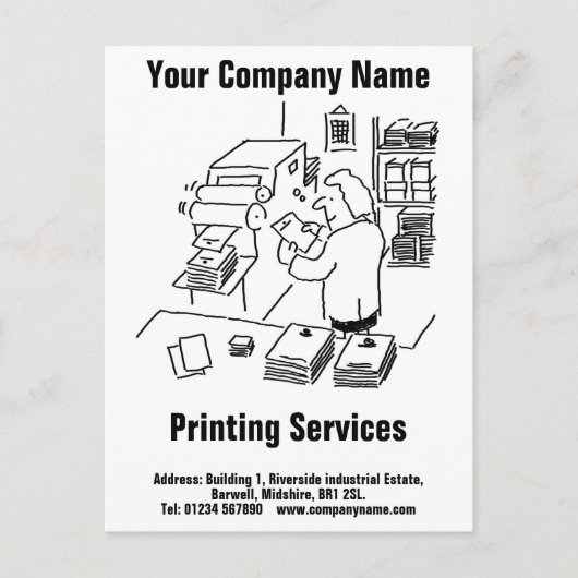 一般印刷サービスはがき ポストカード (正面)