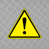 一般危険標識 シール