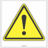 一般危険標識 シール (シート)