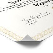 一般同等卒業証書ハイアンドホームスクール ポスター (角)