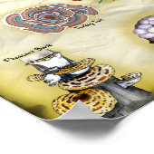 一般名ポスター18x12バーモントのキノコ ポスター (角)