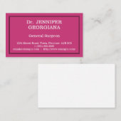 一般外ミニマル科医名刺 名刺 (正面/裏面)