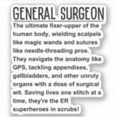 一般外科医 シール (正面)