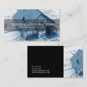 一般契約者ビルダーマネージャ建築 名刺 (正面/裏面)