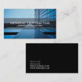 一般契約者ビルダーマネージャ建築 名刺 (正面/裏面)