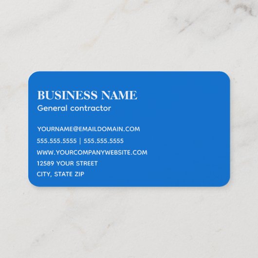 一般契約者名刺 名刺 (裏面)