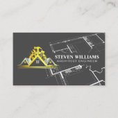 一般契約者建築 | ブループリント 名刺 (正面)