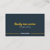 一般契約者、便利屋、建築 名刺 (裏面)