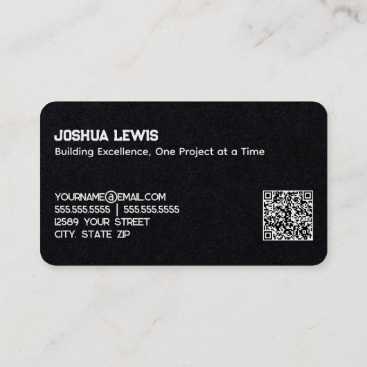 一般契約者QR 名刺 (裏面)