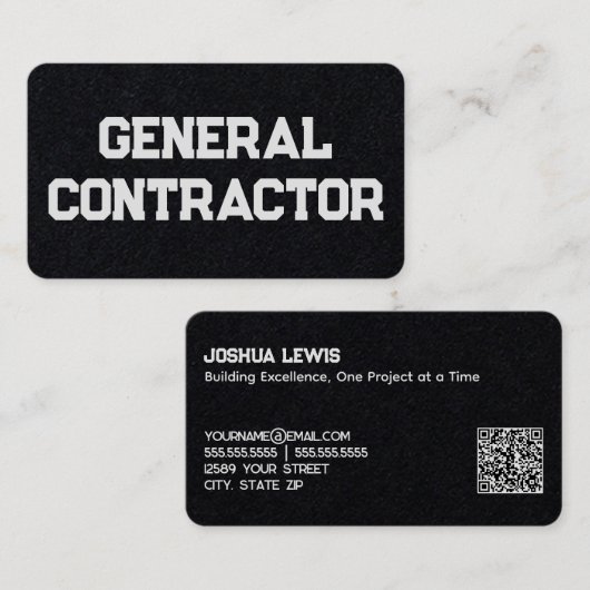 一般契約者QR 名刺 (正面/裏面)