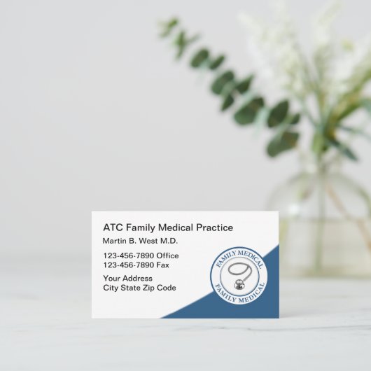 一般家族医療 名刺 (スタンド正面)