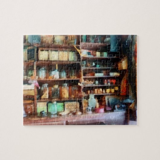 一般店のカウンターの向こうへ ジグソーパズル (横)