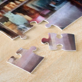 一般店のカウンターの向こうへ ジグソーパズル (側面)