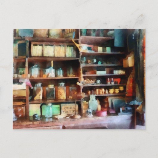 一般店のカウンターの向こうへ ポストカード (正面)