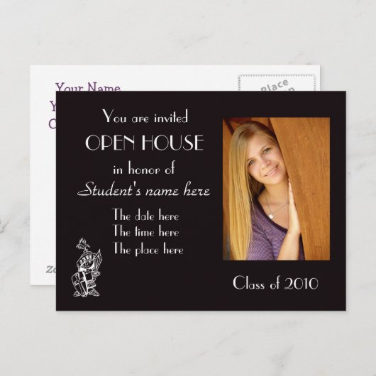 一般招待用はがき インビテーションポストカード (正面/裏面)