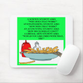 一般教養科目科学のファースト・フードの冗談 マウスパッド (マウス)