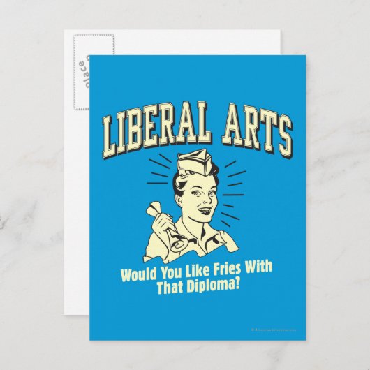 一般教養科目: 免状が付いている同類の揚げ物 ポストカード (正面/裏面)