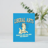 一般教養科目: 免状が付いている同類の揚げ物 ポストカード (スタンド正面)