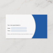 一般歯医者 |歯 予約カード (裏面)