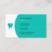 一般歯科医 | 歯 予約カード (正面)