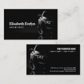 一般的でブランドレスのモーダー車のフロントビュー 名刺 (正面/裏面)