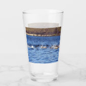 一般的なイルカのポルノ タンブラーグラス (裏面)