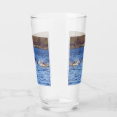 一般的なイルカのポルノ タンブラーグラス (右)