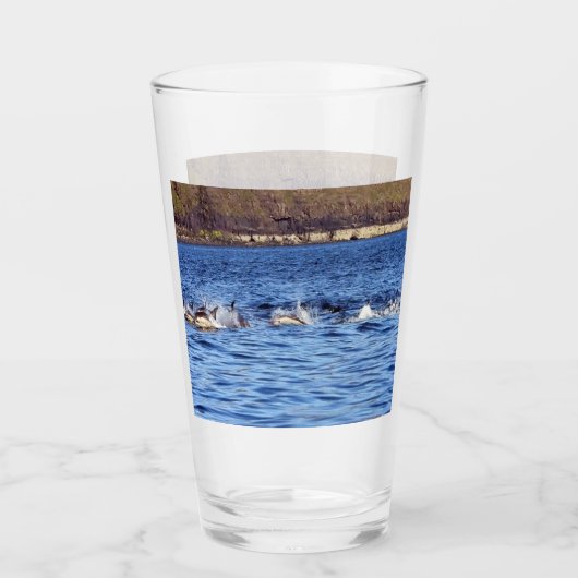 一般的なイルカのポルノ タンブラーグラス (正面)