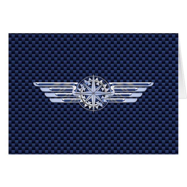 一般的なエアパイロットクロムウィングコンパスのような (正面横)