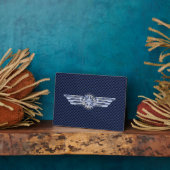 一般的なエアパイロットクロムウィングコンパスのような フォトプラーク (側面)