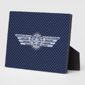 一般的なエアパイロットクロムウィングコンパスのような フォトプラーク (側面)