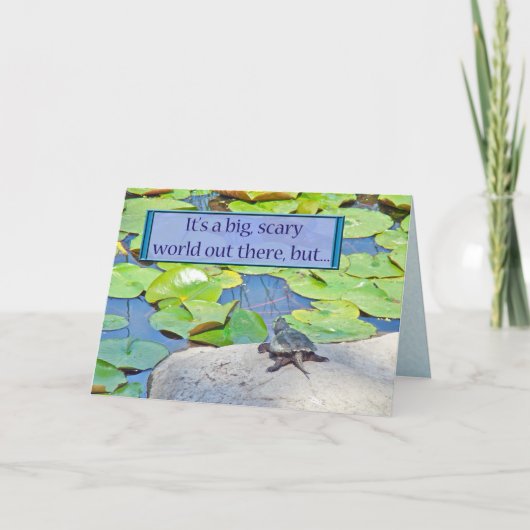 一般的なカミツキガメ – Chelydra serpentina カード (正面)