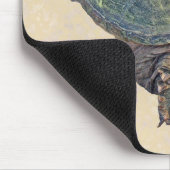 一般的なカミツキガメ – Chelydra serpentina マウスパッド (コーナー)