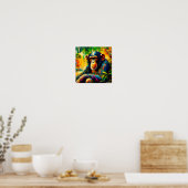 一般的なチンパンジー7 ポスター (キッチン)