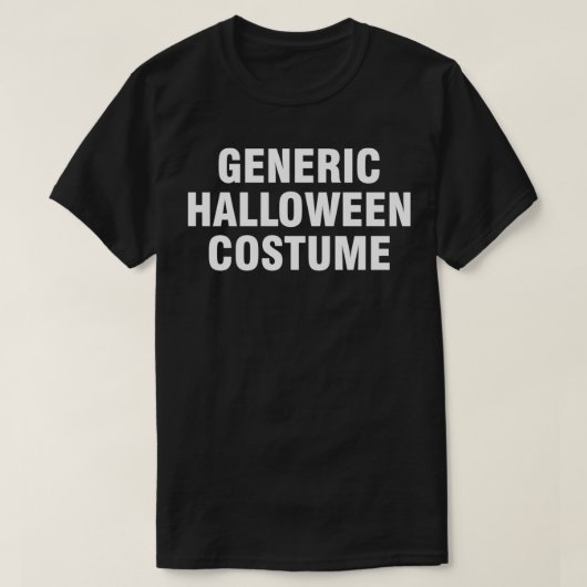 一般的なハロウィーンの衣装 Tシャツ (デザイン正面)