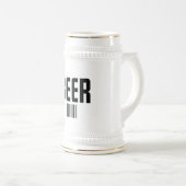 一般的なビールステイン ビールジョッキ (正面右)