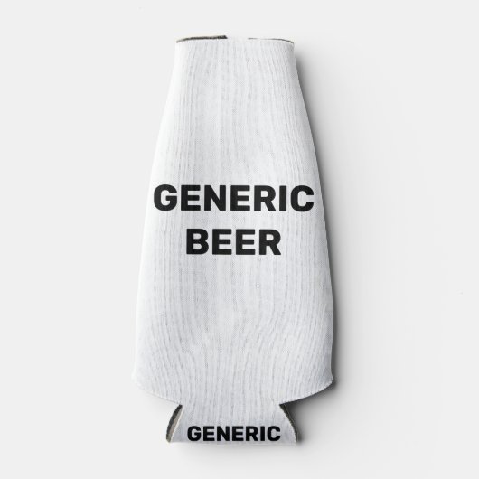 一般的なビール ボトルクーラー (正面)