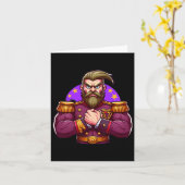 一般的なフレキシングマッスルファンラバーボディビルジム カード (黄色い花)