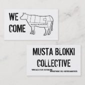 一般的なプロパガンダの名刺-芸術- No.41 名刺 (正面/裏面)