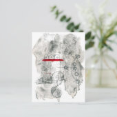 一般的なポストカード – 抽象芸術ファインアート ポストカード (スタンド正面)