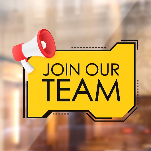 一般的なラウドスピーカーチームに参加して採用 ウィンドウサイン (シート2)