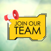 一般的なラウドスピーカーチームに参加して採用 ウィンドウサイン (シート3)