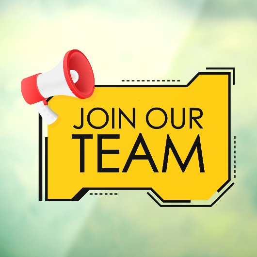 一般的なラウドスピーカーチームに参加して採用 ウィンドウサイン (シート3)