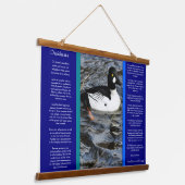 一般的なリングや輪首のアヒル探しアヒルdesderata 吊り下げ型タペストリー (傾斜あり)