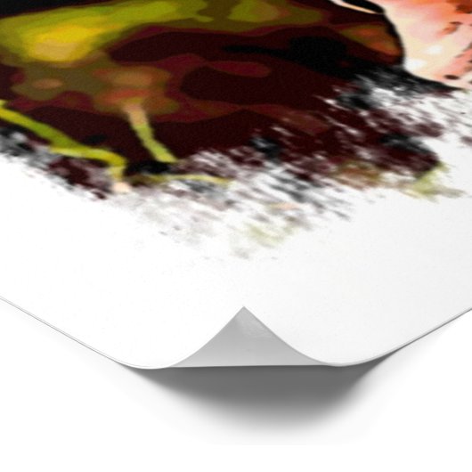 一般的なヴァンパオウォーター色 ポスター (角)